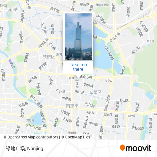 绿地广场 map
