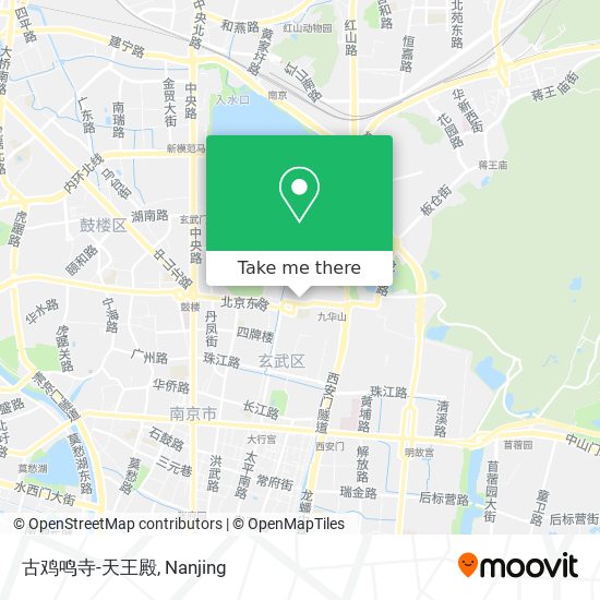 古鸡鸣寺-天王殿 map