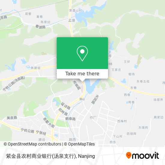 紫金县农村商业银行(汤泉支行) map
