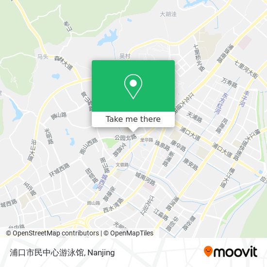 浦口市民中心游泳馆 map