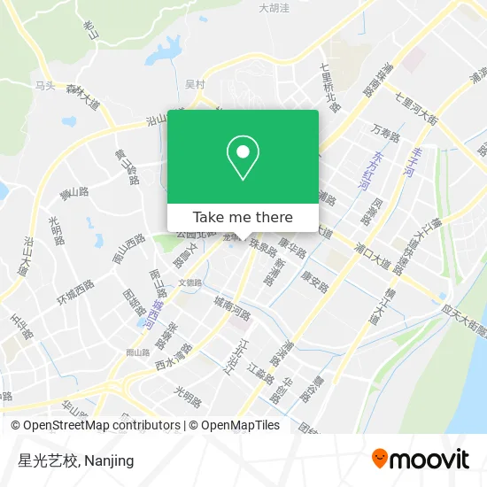 星光艺校 map