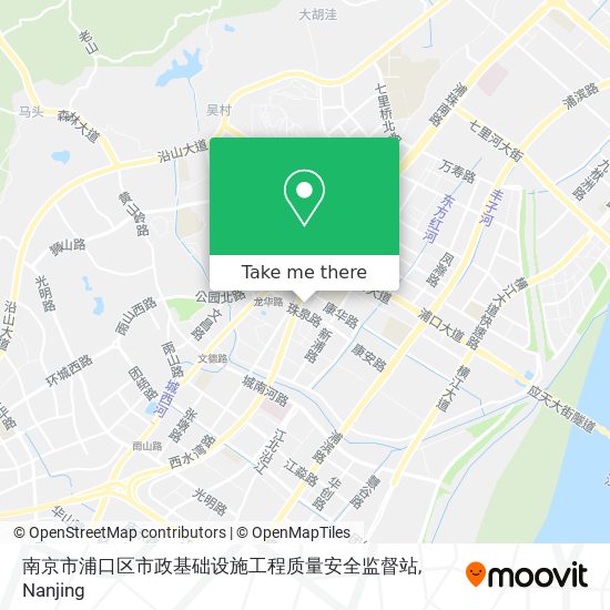 南京市浦口区市政基础设施工程质量安全监督站 map