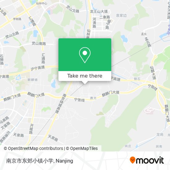 南京市东郊小镇小学 map
