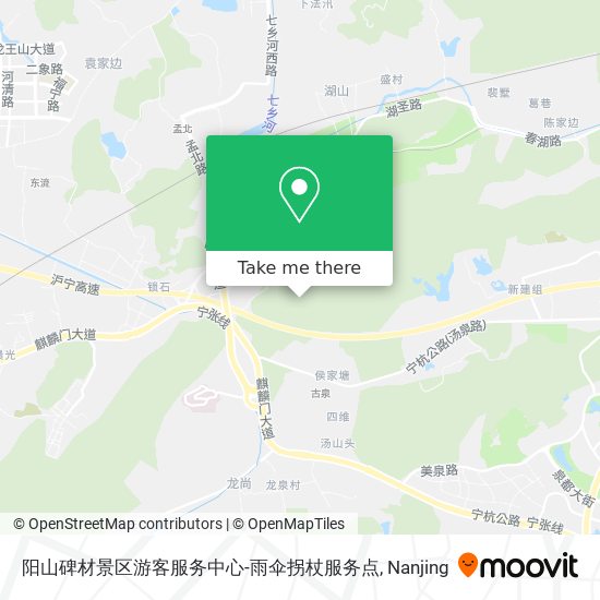 阳山碑材景区游客服务中心-雨伞拐杖服务点 map