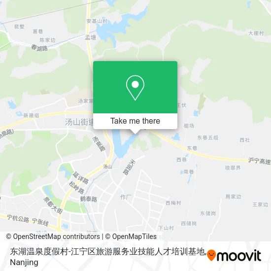 东湖温泉度假村-江宁区旅游服务业技能人才培训基地 map