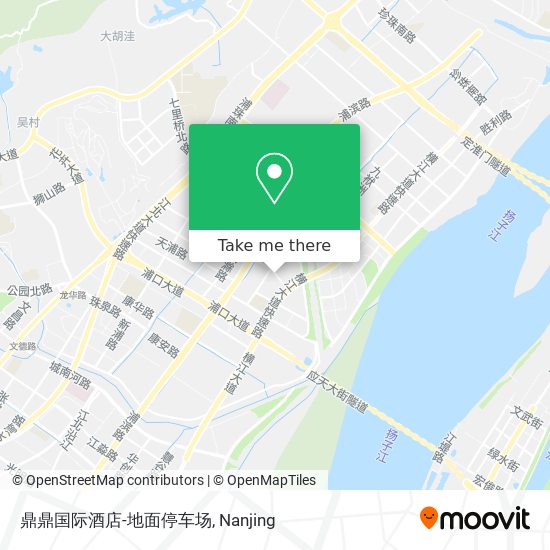 鼎鼎国际酒店-地面停车场 map