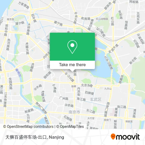 天狮百盛停车场-出口 map