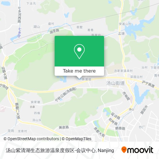 汤山紫清湖生态旅游温泉度假区-会议中心 map