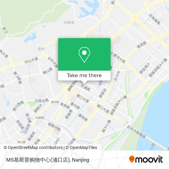 MS慕斯荟购物中心(浦口店) map