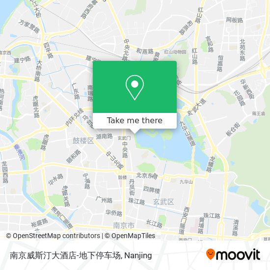 南京威斯汀大酒店-地下停车场 map