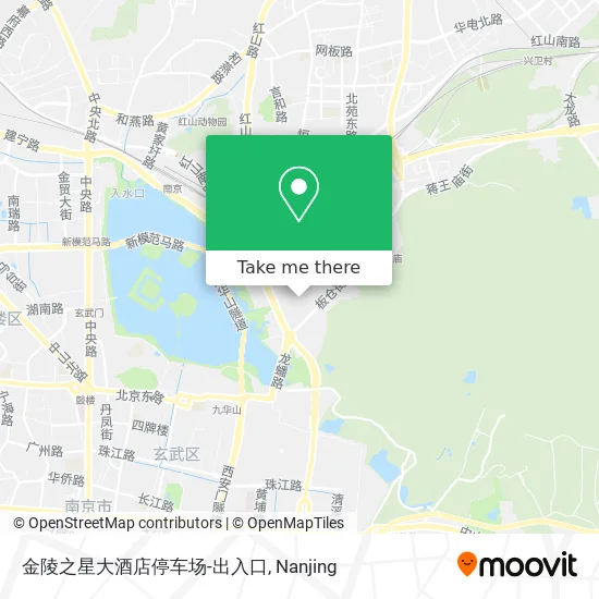 金陵之星大酒店停车场-出入口 map