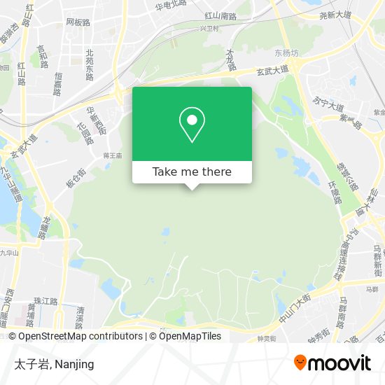 太子岩 map