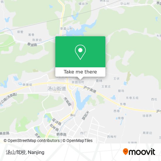 汤山驾校 map