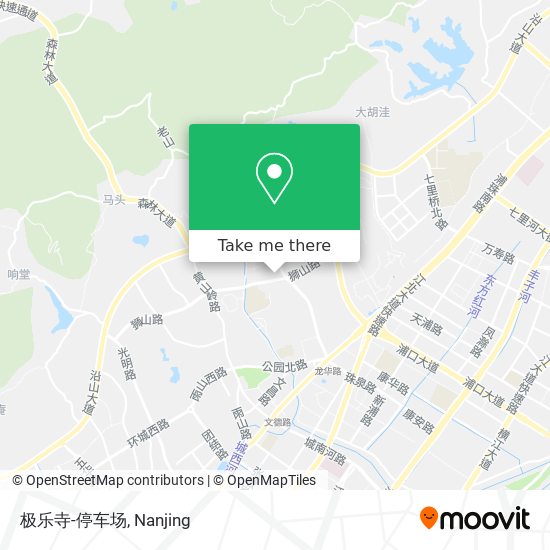 极乐寺-停车场 map