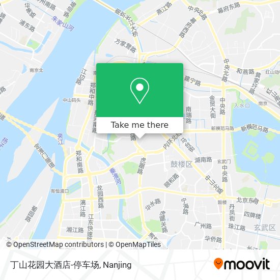 丁山花园大酒店-停车场 map