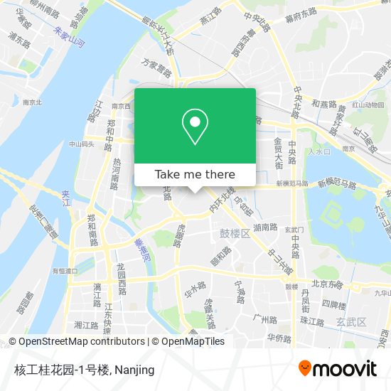 核工桂花园-1号楼 map