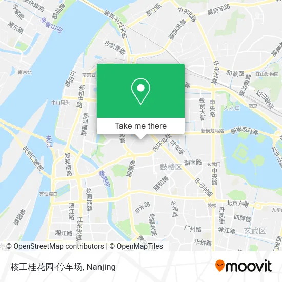 核工桂花园-停车场 map