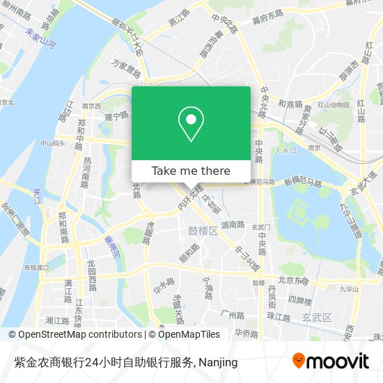 紫金农商银行24小时自助银行服务 map