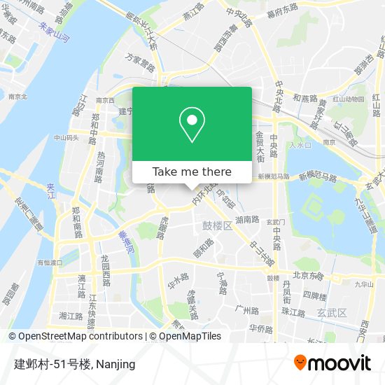 建邺村-51号楼 map