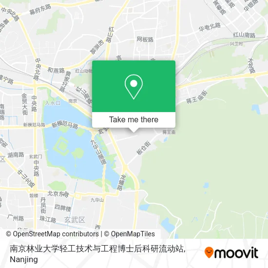 南京林业大学轻工技术与工程博士后科研流动站 map