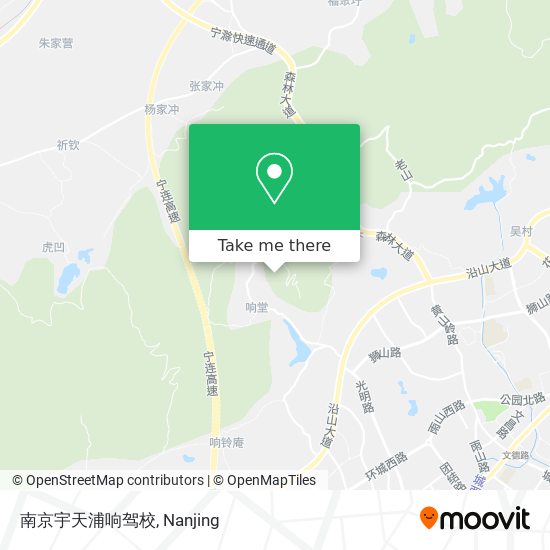南京宇天浦响驾校 map
