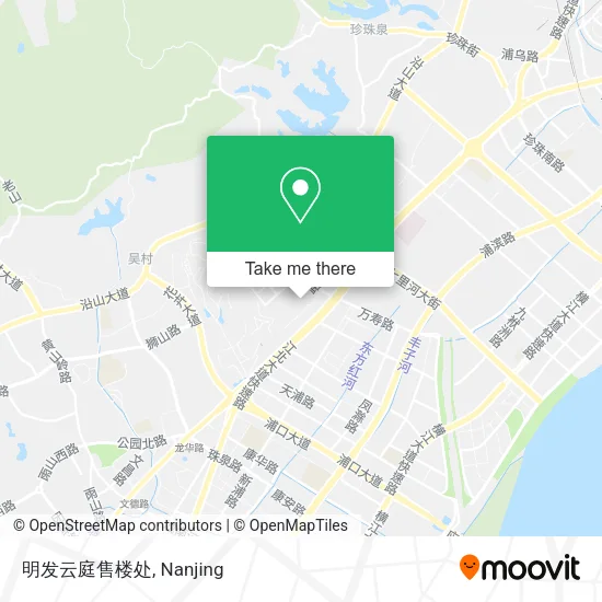明发云庭售楼处 map