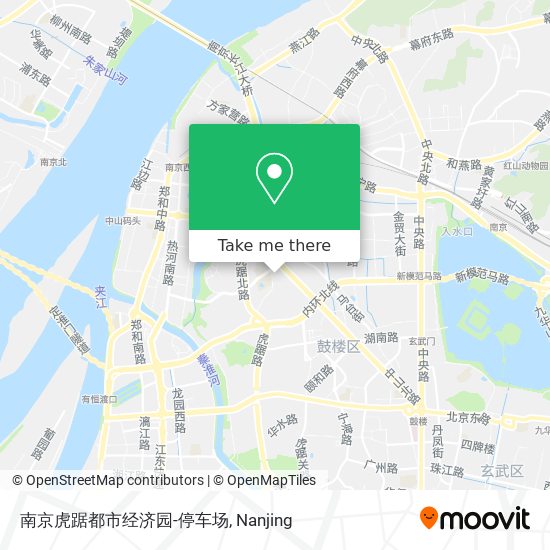 南京虎踞都市经济园-停车场 map