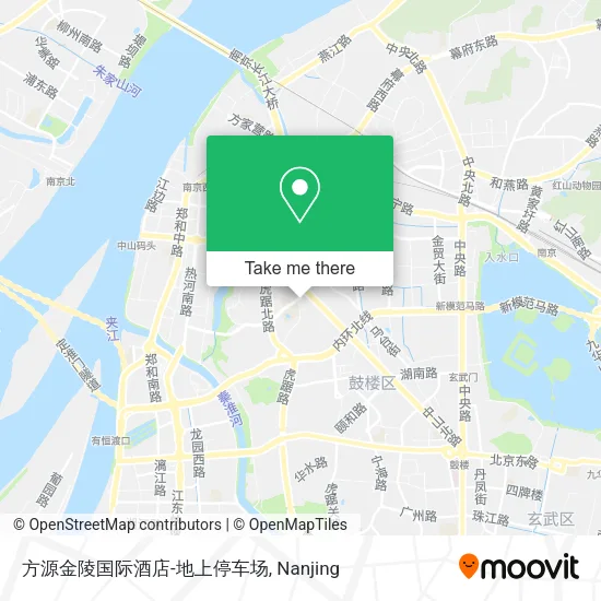 方源金陵国际酒店-地上停车场 map