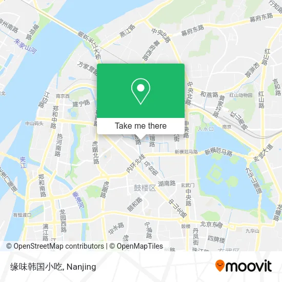 缘味韩国小吃 map