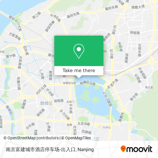 南京富建城市酒店停车场-出入口 map