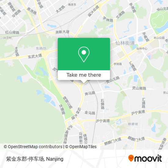 紫金东郡-停车场 map