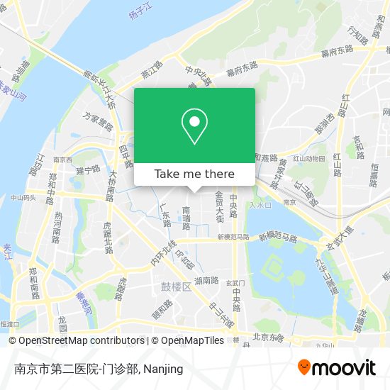 南京市第二医院-门诊部 map