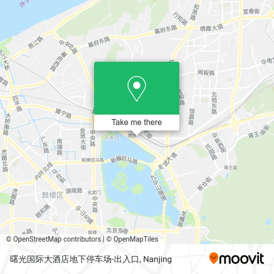 曙光国际大酒店地下停车场-出入口 map