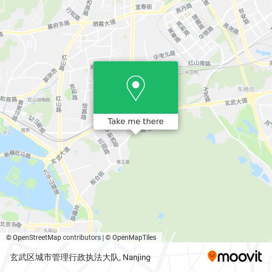 玄武区城市管理行政执法大队 map