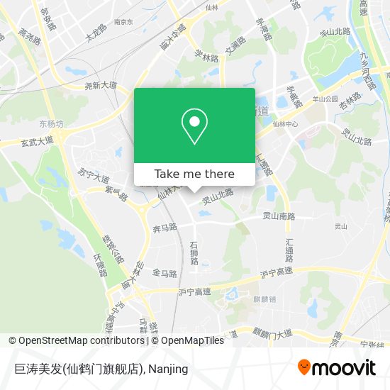 巨涛美发(仙鹤门旗舰店) map