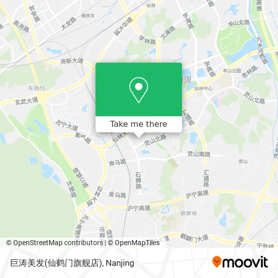 巨涛美发(仙鹤门旗舰店) map
