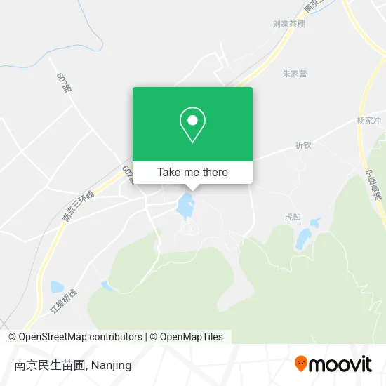南京民生苗圃 map