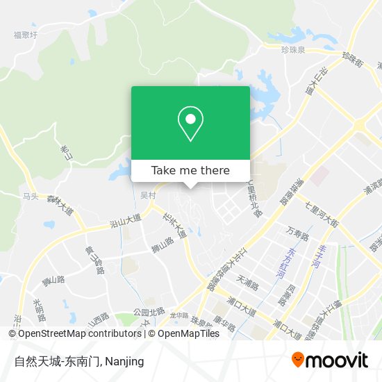 自然天城-东南门 map