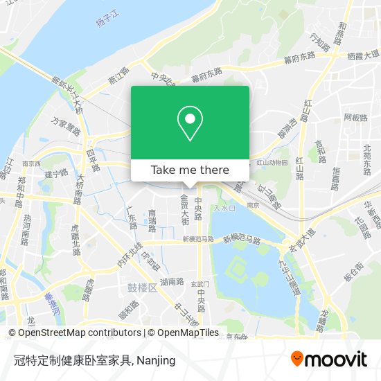 冠特定制健康卧室家具 map