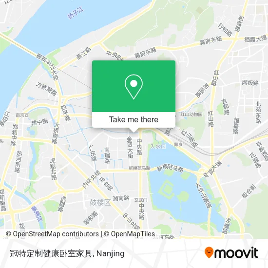 冠特定制健康卧室家具 map