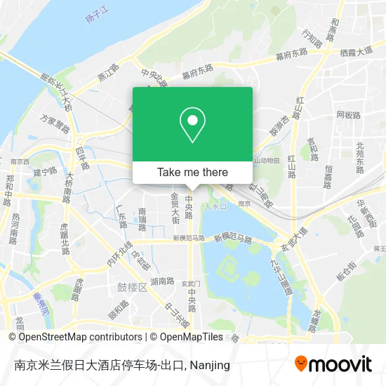 南京米兰假日大酒店停车场-出口 map