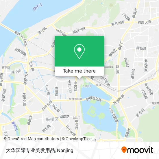 大华国际专业美发用品 map