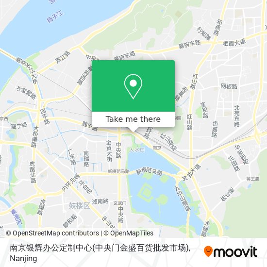 南京银辉办公定制中心(中央门金盛百货批发市场) map