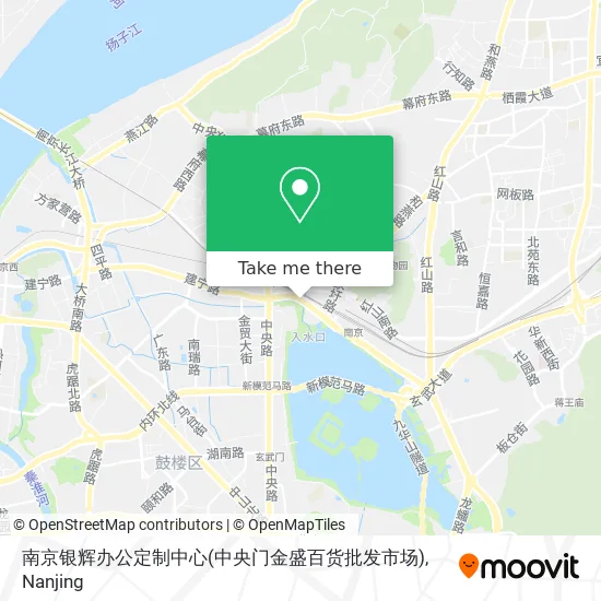 南京银辉办公定制中心(中央门金盛百货批发市场) map