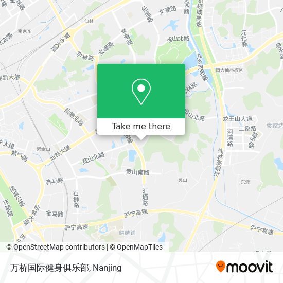万桥国际健身俱乐部 map