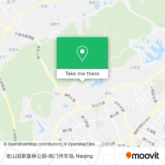 老山国家森林公园-南门停车场 map