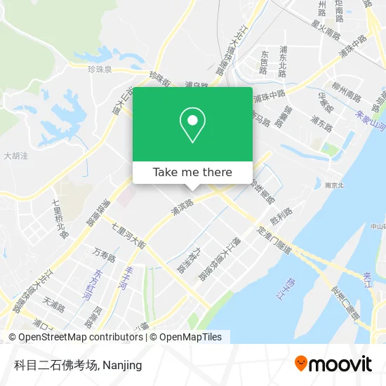 科目二石佛考场 map