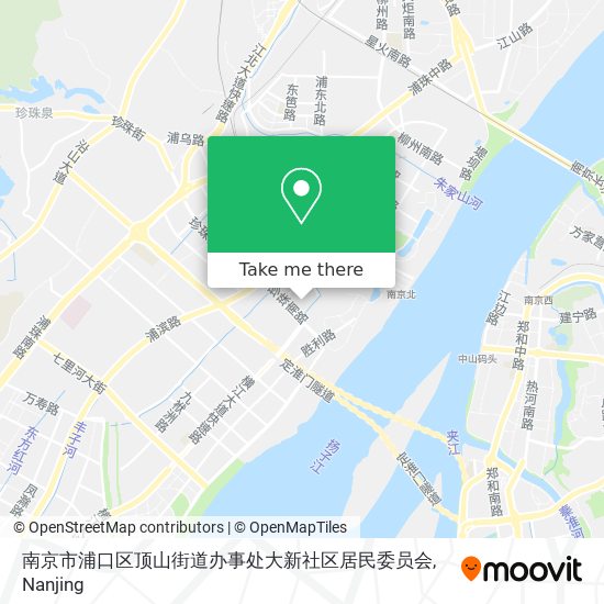 南京市浦口区顶山街道办事处大新社区居民委员会 map