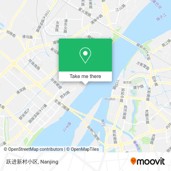 跃进新村小区 map