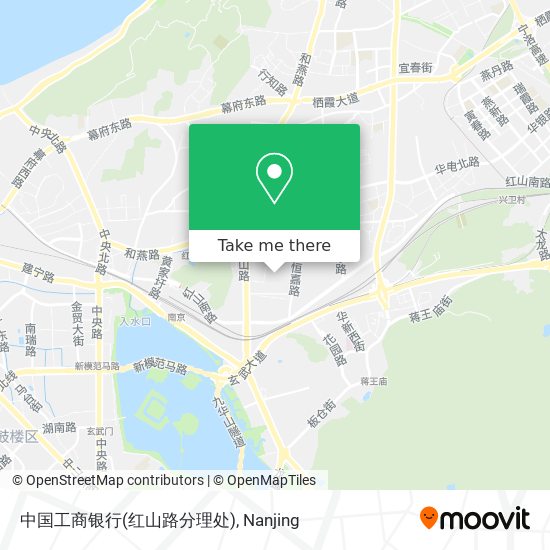 中国工商银行(红山路分理处) map